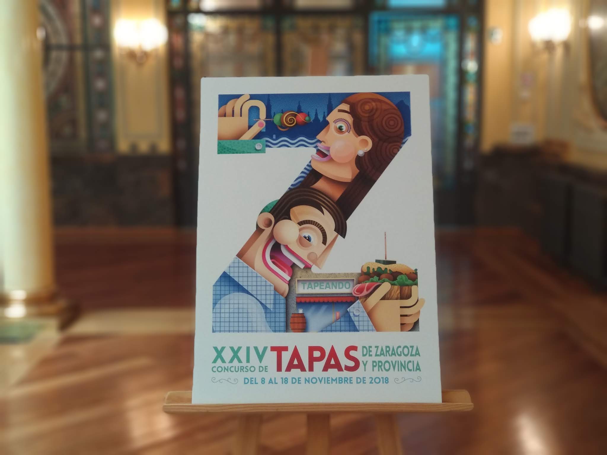 Cartel Concurso de Tapas de Zaragoza