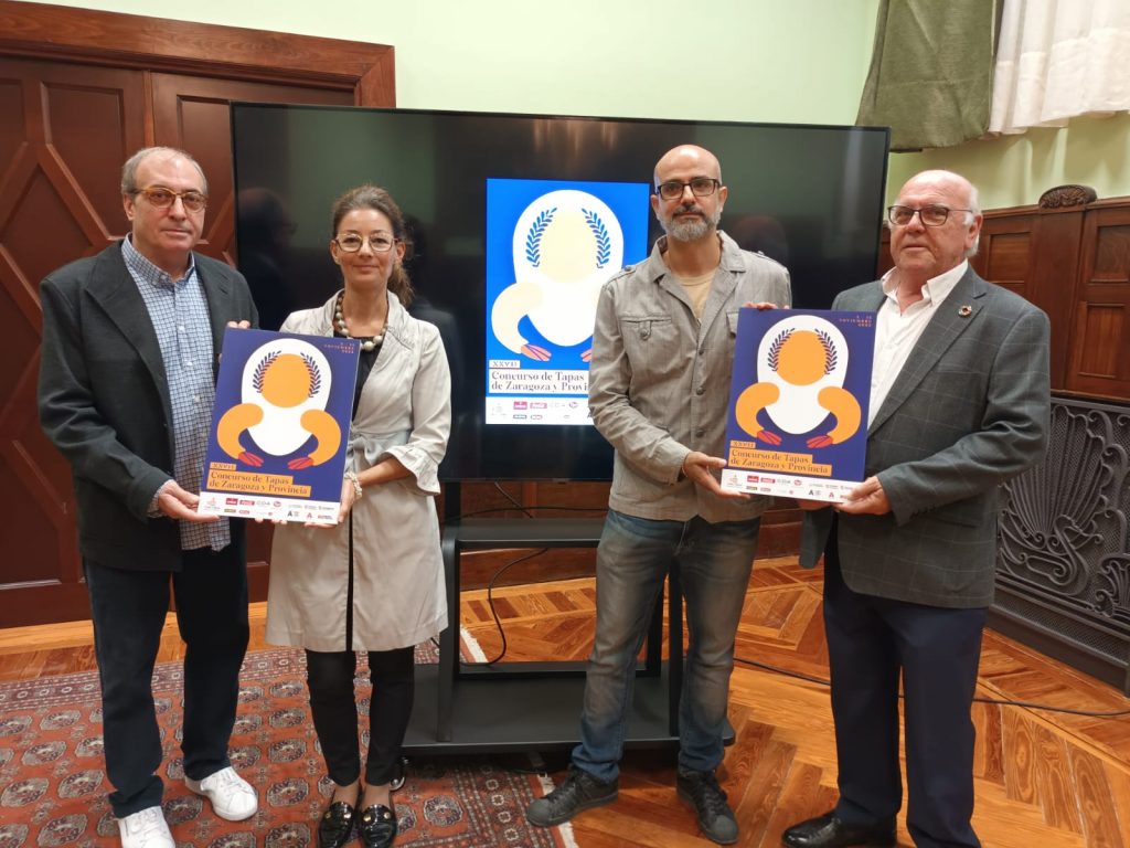 La propuesta “Noble Reconocimiento” será la imagen que representará al Concurso de Tapas de Zaragoza y Provincia en su 27 aniversario.