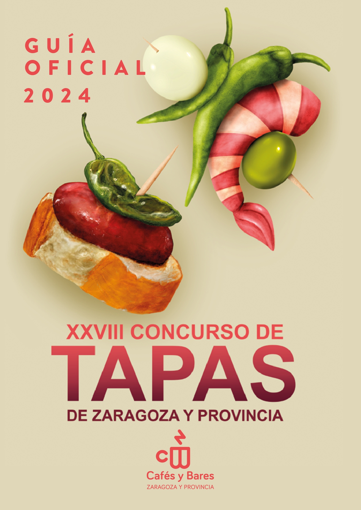 Guia XXVIII concurso de tapas de Zarahoza y provincia