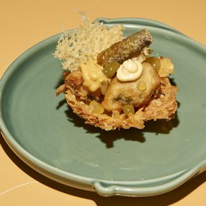 PESCADITO FRITO - Canastita de buñuelos